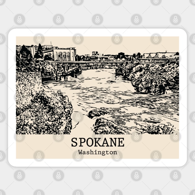 Spokane - Washington Magnet by Lakeric